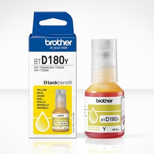 Brother BTD180Y Bouteille d'encre jaune BTD180Y