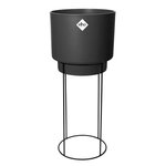 B.for Studio Rond 30 living noir