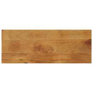 vidaXL Dessus de table 90x30x2 5 cm rectangulaire bois massif manguier