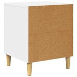 vidaXL Maison pour chat Blanc 42 5 x 40 x 53 cm Bois d'ingénierie