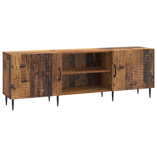 vidaXL Meuble TV 150 x 31 x 50 cm Bois ancien Bois d'ingénierie