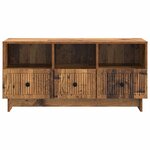vidaXL Meuble TV Bois ancien 102 x 34 5 x 50 cm Bois d'ingénierie