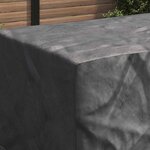 vidaXL Housse pour mobilier d'extérieur Noir 270 x 110 x 70 cm 210D