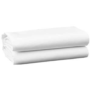 vidaXL Toile de rechange pour store banne Blanc 10 x 1.6 m tissu