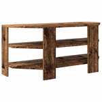 vidaXL MeubleTVd'Angle Bois Ancien 102x40 5x45cm Bois d'ingénierie