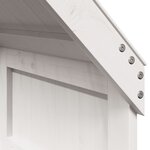 vidaXL Toit de lit pour enfants blanc 60x89x134 5cm bois de pin massif