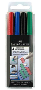 Marqueur CD/DVD MULTIMARK nonPermanent F, étui FABER-CASTELL
