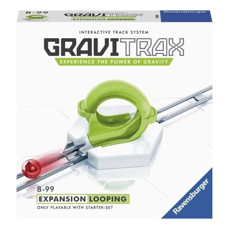 Gravitrax bloc d'action looping - jeu de construction stem - circuit de billes créatif - ravensburger- des 8 ans