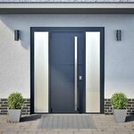 vidaXL Jardinières 2 Pièces 30x30x30 cm acier galvanisé