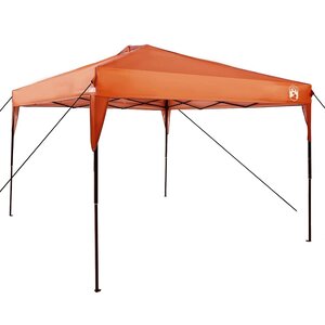 vidaXL Tente à auvent pop-up Orange 300 x 300 cm tissu