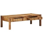 vidaXL Table basse Marron 110 x 54 x 35 cm Bois Recyclé Solide