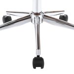 vidaXL Chaise pivotante à manger Noir Bois courbé et similicuir