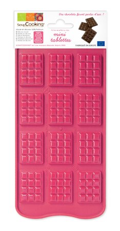 Moule en silicone pour chocolat Minitablette