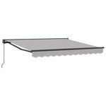 vidaXL Cadre d'auvent Gris clair 300 x 250 cm