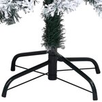 vidaXL Sapin de Noël artificiel avec neige floquée Vert 400 cm PVC