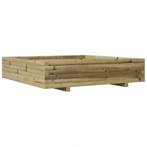 vidaXL Jardinière 110x110x26 5 cm bois de pin imprégné