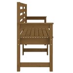 vidaXL Banc de jardin marron miel 159 5x48x91 5 cm bois de pin massif