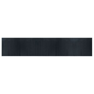 vidaXL Tapis rectangulaire gris 100x500 cm bambou