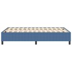 vidaXL Cadre de lit plateforme Bleu 120 x 200 cm