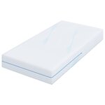 vidaXL Matelas Blanc 80 x 160 cm Mousse