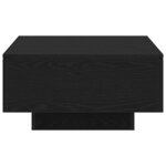 vidaXL Table basse Chêne noir 90 x 60 x 31 cm Bois d'ingénierie