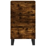 vidaXL Buffet chêne fumé 40x35x70 cm bois d'ingénierie