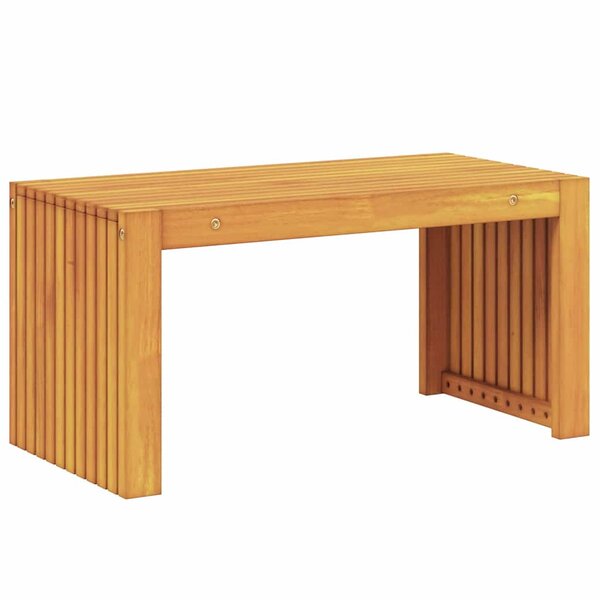 vidaXL Table d'appoint Huile Naturelle 70 x 35 x 35 cm