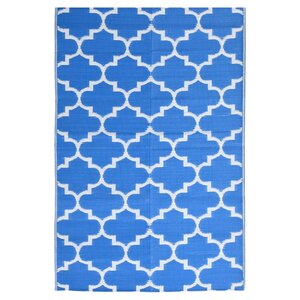 vidaXL Tapis d'extérieur ARAKIL Bleu 190x290 cm PP