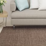 vidaXL Tapis Sisal naturel 66x250 cm Marron