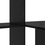 vidaXL Bureau Chêne noir 131 5 x 50 x 106 5 cm Bois d'ingénierie