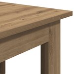 vidaXL Table basse chêne artisanal 100x60x42 cm bois d'ingénierie