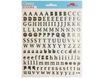 156 Autocollants - Alphabet - majuscules et minuscules - Brillant