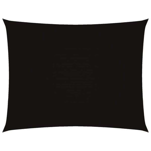 vidaXL Voile de parasol tissu oxford rectangulaire 3x4 5 m noir