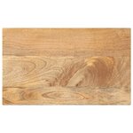 vidaXL Dessus de table 60x30x2 5 cm rectangulaire bois massif manguier