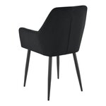 Lot de 2 chaises de salle à manger 86 x 57 x 56 cm noir 03_0006729