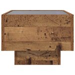 vidaXL Table basse Bois ancien 40 x 40 x 30 cm Bois d'ingénierie