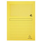 Paquet De 10 Chemises À Fenêtre Super 160g/m2 - 22x31cm - Couleurs Assorties - X 10 - Exacompta