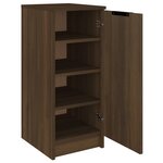 vidaXL Meuble à chaussures Chêne marron 30x35x70 cm Bois d'ingénierie