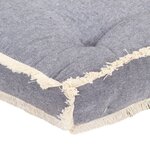 vidaXL Coussin de canapé palette Anthracite 120x40x7 cm