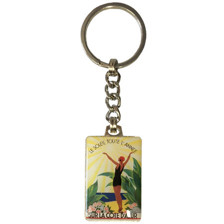 Porte clefs émaillé provence modèle 1