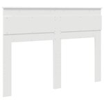 vidaXL Tête de lit Blanc 140 cm Bois d'ingénierie