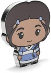 Pièce de monnaie en Argent 2 Dollars g 31.1 (1 oz) Millésime 2025 Avatar The Last Airbender Chibi KATARA