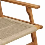 vidaXL Mobilier de jardin 2 Pièces Beige 78 x 67 x 73cm