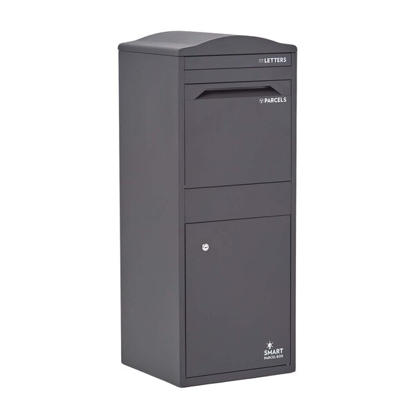 Boîte à colis incurvée 1 porte Large Gris foncé Acier galvanisé SMART PARCEL BOX®