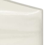 vidaXL Tente de réception pliable avec parois Crème 3x3 m