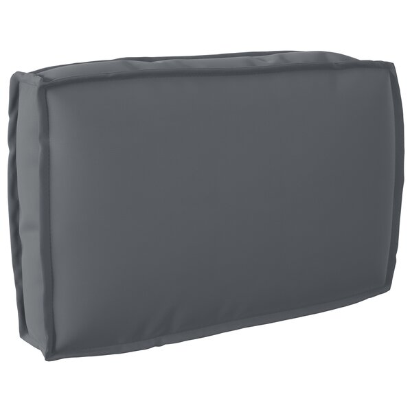 vidaXL Coussin pour dossier de palette Anthracite 60 x 40 x 12 cm