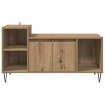 vidaXL Meuble TV Chêne artisanal 100 x 35 x 55 cm Bois d'ingénierie