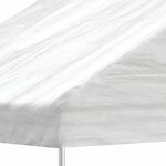 vidaXL Belvédère avec toit blanc 4 46x4 08x3 22 m polyéthylène