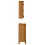 vidaXL Ensemble de meubles de salle de bain 4 Pièces bois de pin massif