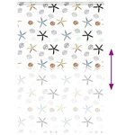 vidaXL Store enrouleur de douche avec cassette largeur du tissu 156 cm